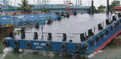 ECHO OF SUCCESS - A.M.S. 1201 - 35m Construction Dumb Barge is coming to Australia 